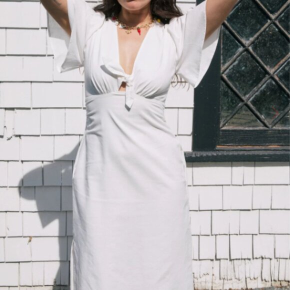 Jess Dress Lisa Says Gah - DOVE - SMALL ONLY NWOT - Picture 2 of 5